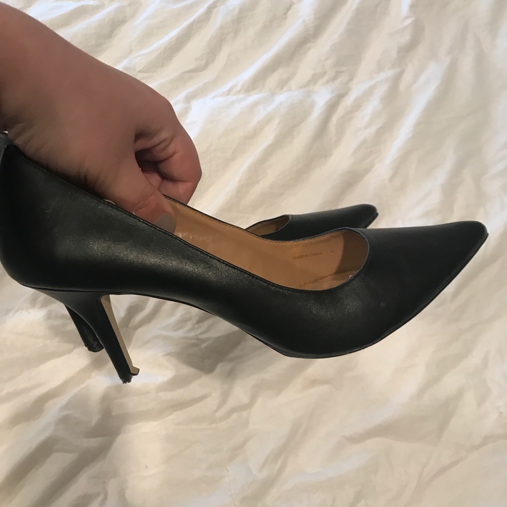 Black heels
